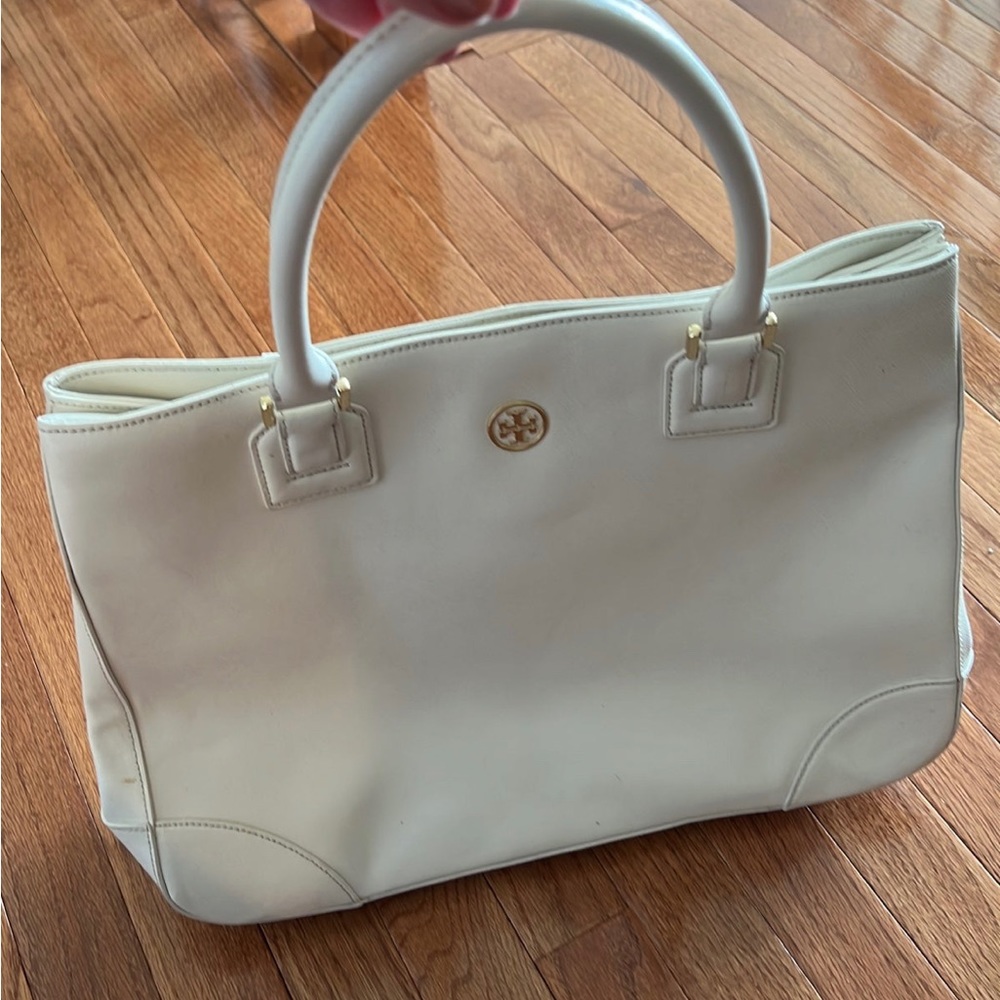 Tory Burch white handbag